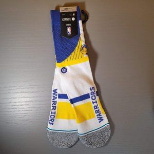 Stance Golden State Warriors Shortcut 2 Casual Crew Socks Unisex Size Medium
